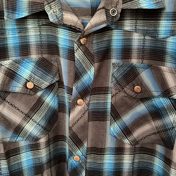 Prana mens xl button up long sleeved shirt - Picture 4 of 5